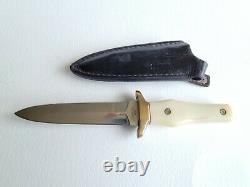 Vintage Ka-Bar Kabar 9.5 Fixed Blade Boot Dagger Hunting Knife #2750 w Sheath