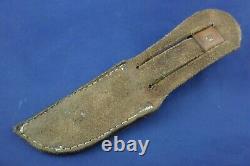 Vintage Ka-Bar Union Cut. Co. Hunting knife stag handle and pommel with Sheath