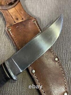 Vintage, Kabar, Union Cutlery Co, Olean NY, Sheath