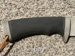 Vintage Katz Japan Steel XT80 Fixed Blade Skinner Hunting Knife w Sheath