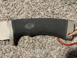 Vintage Katz Japan Steel XT80 Fixed Blade Skinner Hunting Knife w Sheath