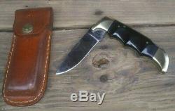 Vintage Kershaw Folding Knife #1050 With Original Case Hunting