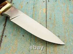 Vintage Kershaw Japan Finger Groove 1034 Elk Hunter Field Hunting Knife Knives