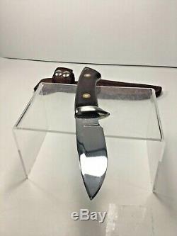 Vintage Khyber 2650, Loveless Style Hunting Knife, Seki Japan with Sheath, 1970's