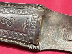 Vintage Kinfolks Hunting Knife Fixed Blade with Original Sheath Pre-1950 USA