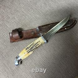 Vintage Kinfolks, Stag handle, Orig. Sheath, Nice