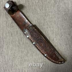 Vintage Kinfolks, Stag handle, Orig. Sheath, Nice