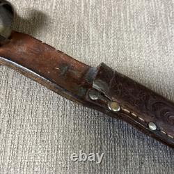 Vintage Kinfolks, Stag handle, Orig. Sheath, Nice