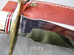 Vintage Knife Blackjack Classic Blades Model 1-7 Effingham Ill. USA Carbon Steel