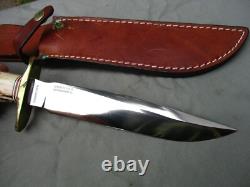Vintage Knife Blackjack Classic Blades Model 1-7 Effingham Ill. USA Carbon Steel
