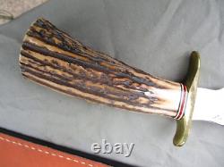 Vintage Knife Blackjack Classic Blades Model 1-7 Effingham Ill. USA Carbon Steel