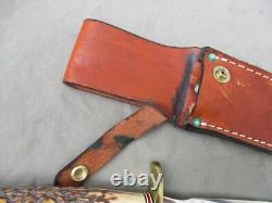 Vintage Knife Blackjack Classic Blades Model 1-7 Effingham Ill. USA Carbon Steel