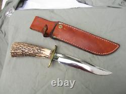 Vintage Knife Blackjack Classic Blades Model 1-7 Effingham Ill. USA Carbon Steel