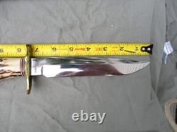 Vintage Knife Blackjack Classic Blades Model 1-7 Effingham Ill. USA Carbon Steel