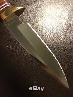 Vintage Knife By Ichiro Hattori Seki Japan Tactical Hunting Rare Mint