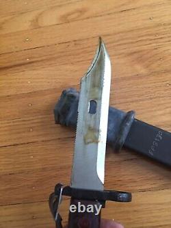 Vintage Knife Fixed Blade Hunting Knife Sheath 10-inch ep3130