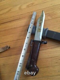 Vintage Knife Fixed Blade Hunting Knife Sheath 10-inch ep3130