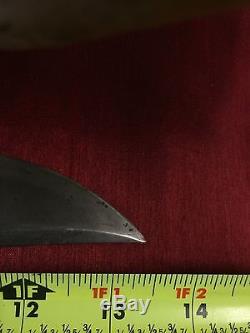 Vintage Knife RUANA USA Custom Made 9 Blade Hunting Knife & Sheath Montana Rare