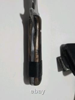 Vintage Knives Estate Collection, Fixed Blades, Sheaths Lot of 5 Mixed Orgins