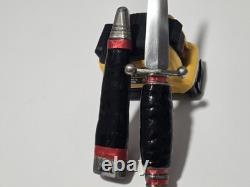 Vintage Knives Estate Collection, Fixed Blades, Sheaths Lot of 5 Mixed Orgins