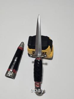 Vintage Knives Estate Collection, Fixed Blades, Sheaths Lot of 5 Mixed Orgins