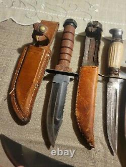 Vintage Knives Lot hunting, kitchen made in Germany, China all pre owned CC1