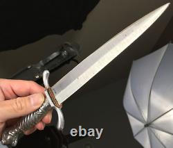 Vintage Korium Dagger Knife Claw & Ball handle with sheath German Japan NOS
