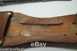 Vintage LL Bean Inc Freeport Me Solingen Germany Fixed Blade Knife sawback blade