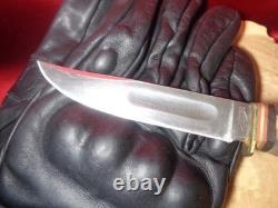 Vintage Lamplough Cutlery Hunting Knife Solingen Germany Stag Handle with Sheath