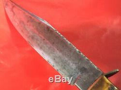 Vintage Large 50s Olsen Solingen German Stag Hunting Skinning Bowie Knife