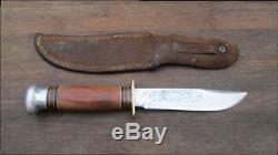 Vintage MARBLES Gladstone MICH Carbon Steel Hunting/Fighting Knife RAZOR SHARP