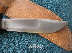 Vintage MARBLES STAG ON STAG 4 PIN IDEAL HUNTING KNIFE Gladstone Mich. USA Withshh