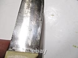 Vintage Marbles Gladstone Dall Deweese 7 Fixed Blade Knife & Marbles Sheath