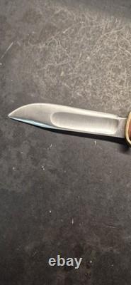 Vintage Marbles Gladstone Fixed Blade Knife With Sheath