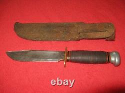 Vintage Marbles Gladstone Ideal Hunting Knife & Marbles Sheath
