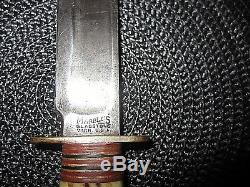 Vintage Marbles Gladstone Mich. U. S. A. 4 Pin Ideal Hunting Knife 6 inch blade
