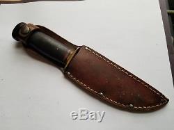 Vintage Marbles Gladstone Mich USA Fixed Blade Hunting Bowie Knife