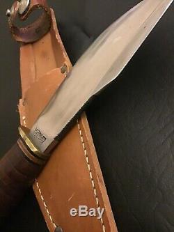 Vintage Marbles Gladstone Mich. Woodcraft Hunting Knife Pat'd 1916