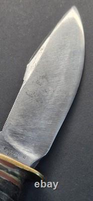 Vintage Marbles Gladstone USA Skinning Hunting Knife Leather Sheath Patd 1916