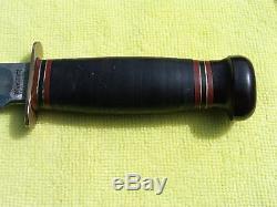Vintage Marbles Hunting Knife 5 Inch Blade Original Marble Leather Sheath