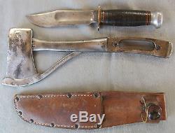 Vintage Marbles Hunting Knife & Axe