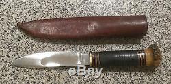 Vintage Marbles Ideal Hunting Knife WithSheath 5 Blade, Gladstone, MI. USA