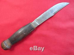 Vintage Marbles M. S. A. Co. Hunting Knife, RARE EXPERT M. S. A, WithSheath USA Made