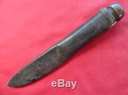 Vintage Marbles M. S. A. Co. Hunting Knife, RARE EXPERT M. S. A, WithSheath USA Made