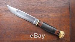 Vintage Marbles MSA Hunting Knife with Sheath