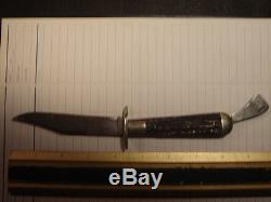 Vintage Marbles Safety Hunting Pocket Knife with Stag Handle
