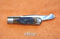 Vintage Marbles Safety Hunting Pocket Knife with Stag Handle