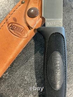 Vintage Marbles USA Fieldcraft Knife Safe Grip 52100 Gladstone MI Mint with Sheath Vintage Marbles USA Fieldcraft Knife Safe Grip 52100 Gladstone MI Mint with Sheath