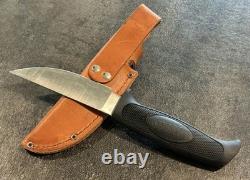 Vintage Marbles USA Fieldcraft Knife Safe Grip 52100 Gladstone MI Mint with Sheath
