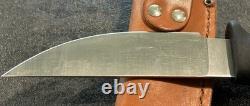 Vintage Marbles USA Fieldcraft Knife Safe Grip 52100 Gladstone MI Mint with Sheath